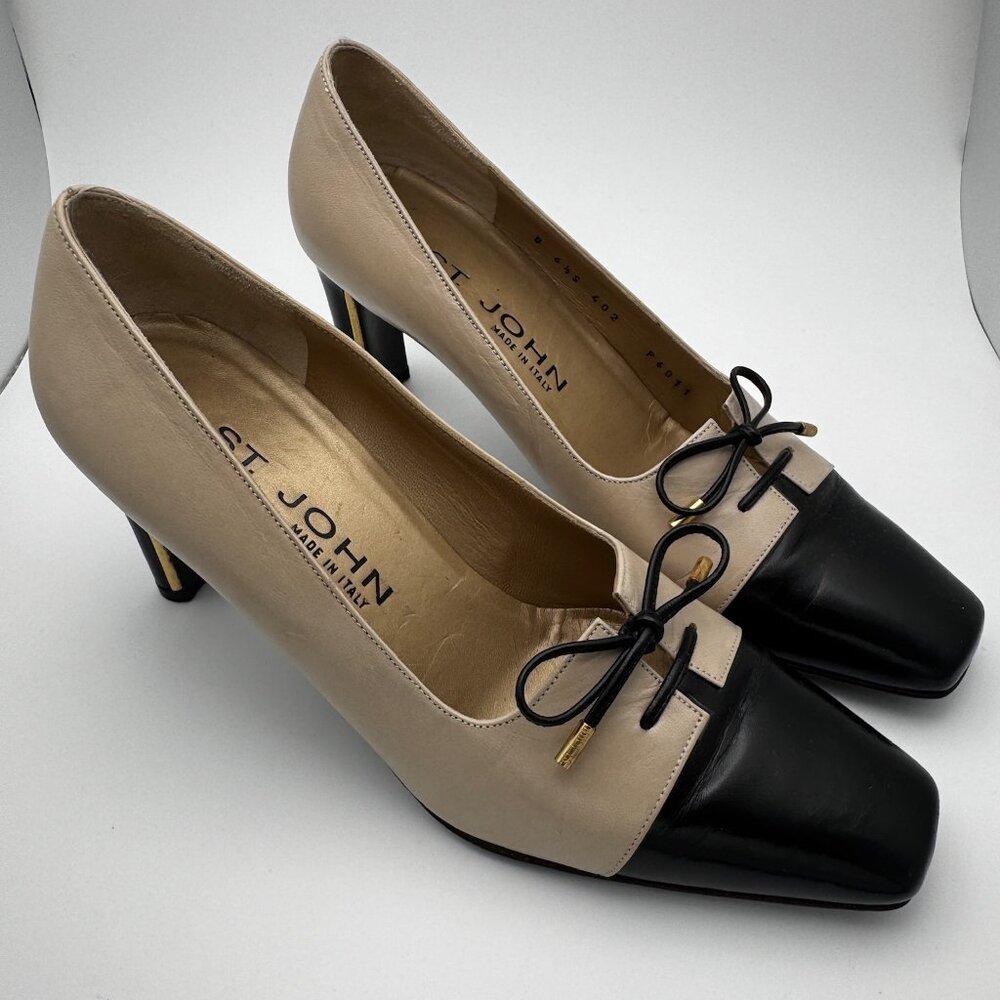 St. John Women's Colorblock Heels Sz 6.5 US